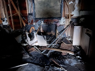 Property Damage Restoration and Cleanup from a Fire